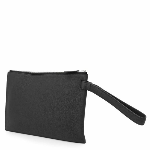 エルメス クラッチバッグ カバ ヴェルティージュ 30 ブラック/シルバー金具 トゴ Y刻印 メンズ 黒