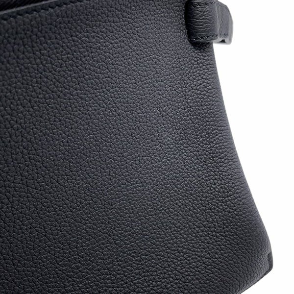 エルメス クラッチバッグ カバ ヴェルティージュ 30 ブラック/シルバー金具 トゴ Y刻印 メンズ 黒