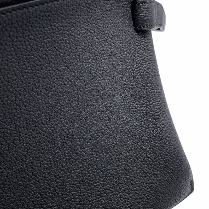 エルメス クラッチバッグ カバ ヴェルティージュ 30 ブラック/シルバー金具 トゴ Y刻印 メンズ 黒