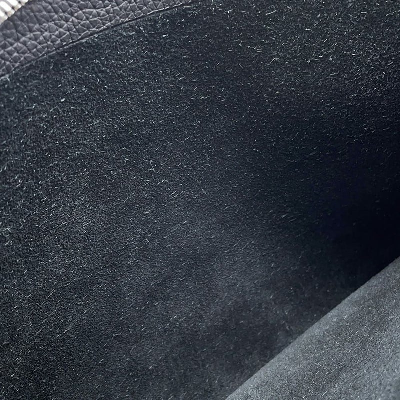 エルメス クラッチバッグ カバ ヴェルティージュ 30 ブラック/シルバー金具 トゴ Y刻印 メンズ 黒