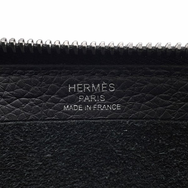 エルメス クラッチバッグ カバ ヴェルティージュ 30 ブラック/シルバー金具 トゴ Y刻印 メンズ 黒