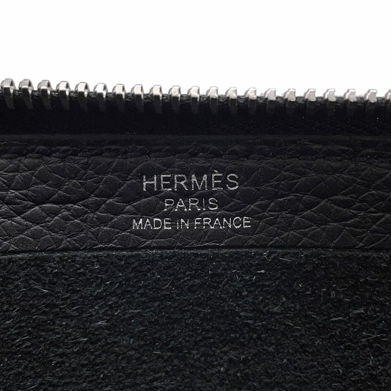 エルメス クラッチバッグ カバ ヴェルティージュ 30 ブラック/シルバー金具 トゴ Y刻印 メンズ 黒