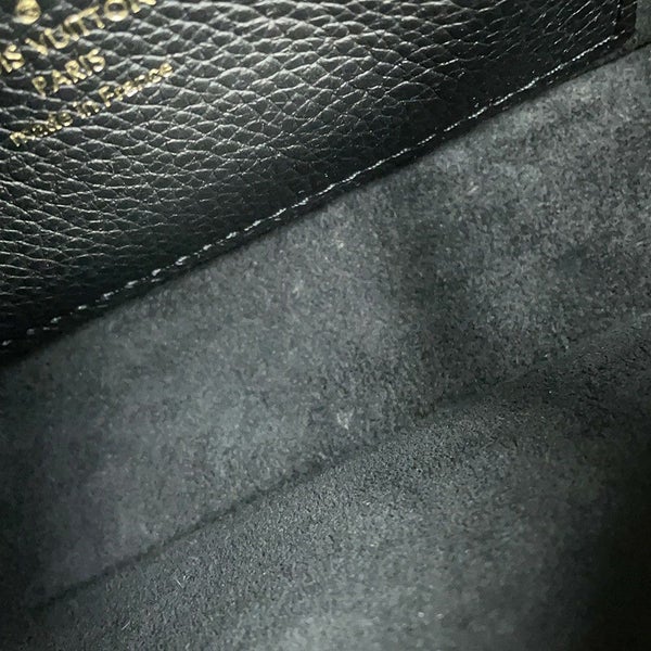 ルイヴィトン チェーンウォレット モノグラム・アンプラント ウォレット オン チェーン・アイビー M82154 黒 ブラック 2way