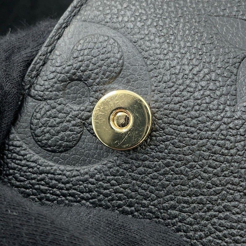 ルイヴィトン チェーンウォレット モノグラム・アンプラント ウォレット オン チェーン・アイビー M82154 黒 ブラック 2way