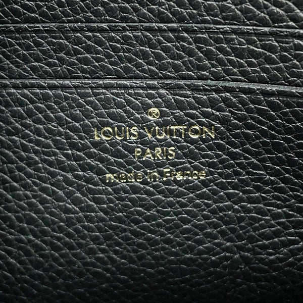 ルイヴィトン チェーンウォレット モノグラム・アンプラント ウォレット オン チェーン・アイビー M82154 黒 ブラック 2way