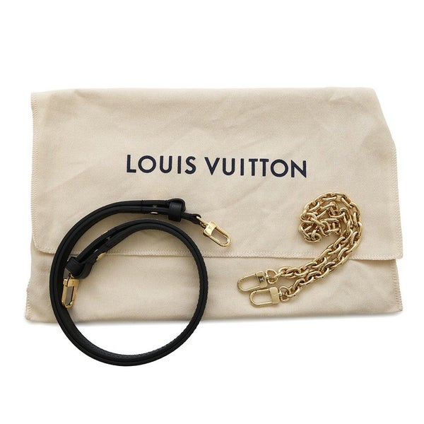 ルイヴィトン チェーンウォレット モノグラム・アンプラント ウォレット オン チェーン・アイビー M82154 黒 ブラック 2way