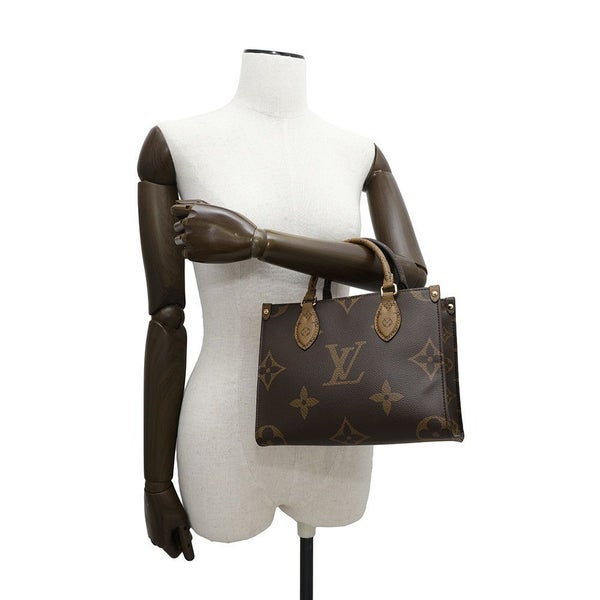 ルイヴィトン ハンドバッグ モノグラム・リバース ジャイアント オンザゴーPM M46373 2way