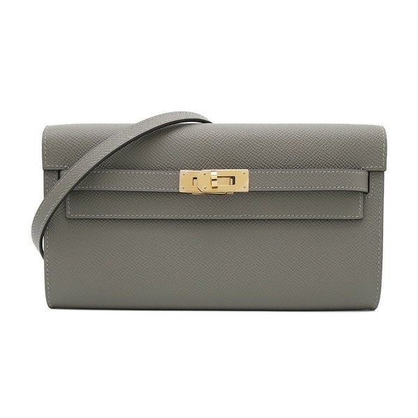 エルメス ケリーウォレット ロング トゥーゴー グリメイヤー/ゴールド金具 エプソン W刻印 財布