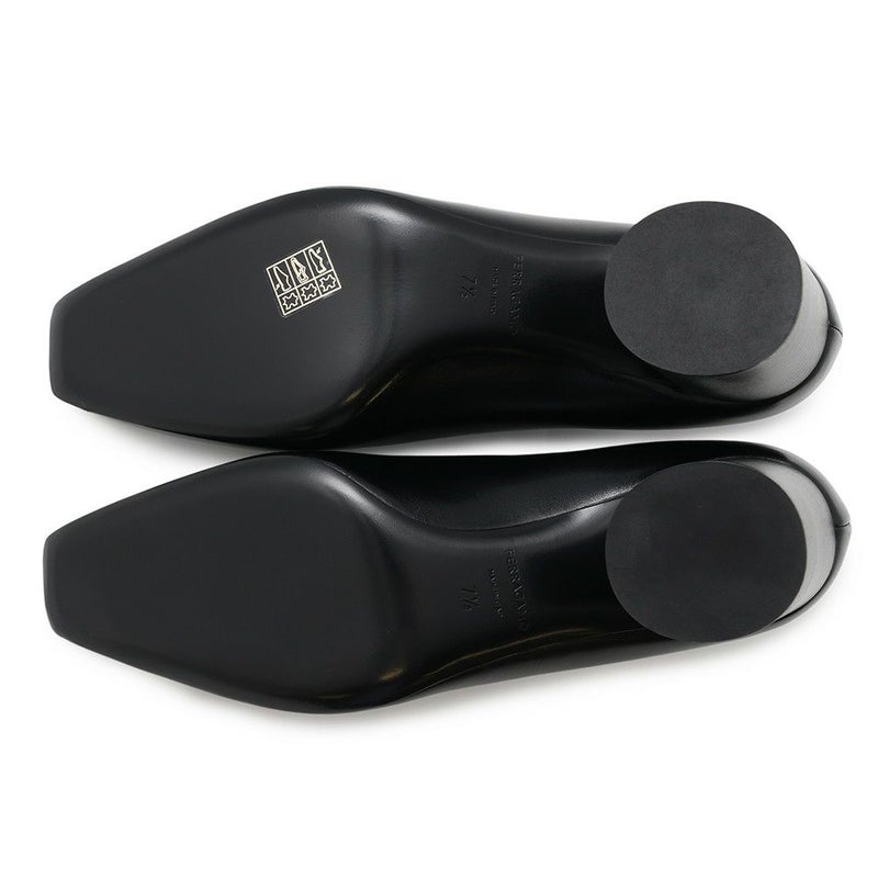 サルヴァトーレ・フェラガモ パンプス ガンチーニ レディースサイズ7 1/2 01F832 Ferragamo 靴 黒