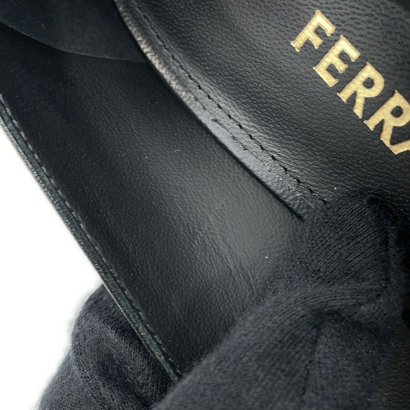 サルヴァトーレ・フェラガモ パンプス ガンチーニ レディースサイズ7 1/2 01F832 Ferragamo 靴 黒