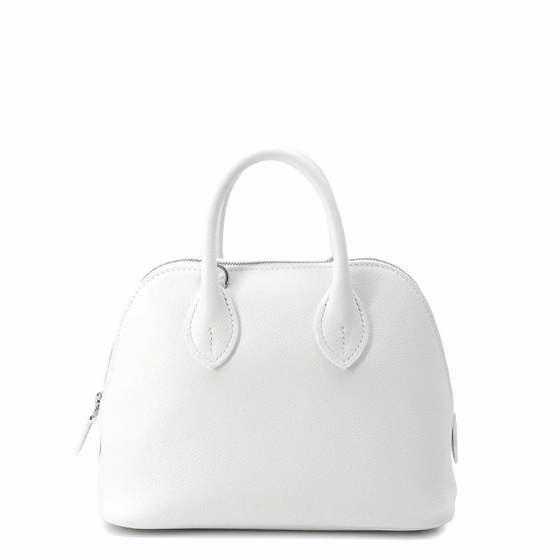 エルメス ボリード1923 ミニ ニューホワイト/シルバー金具 エバーカラー K刻印 HERMES 2wayショルダー 白