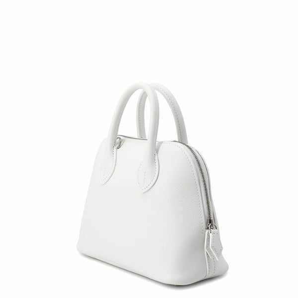 エルメス ボリード1923 ミニ ニューホワイト/シルバー金具 エバーカラー K刻印 HERMES 2wayショルダー 白