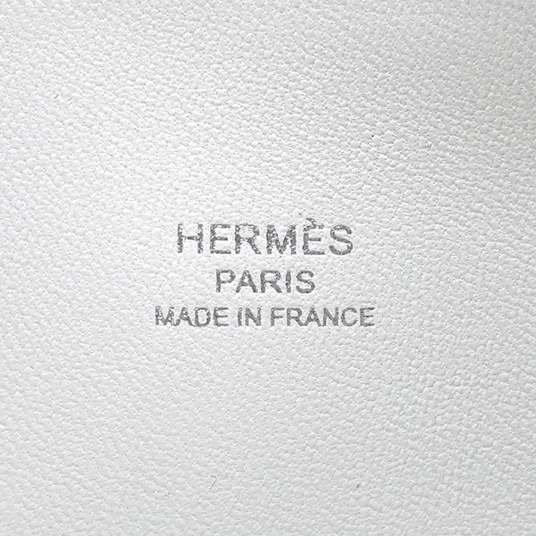 エルメス ボリード1923 ミニ ニューホワイト/シルバー金具 エバーカラー K刻印 HERMES 2wayショルダー 白