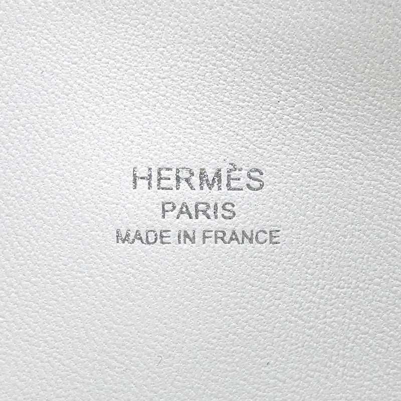 エルメス ボリード1923 ミニ ニューホワイト/シルバー金具 エバーカラー K刻印 HERMES 2wayショルダー 白