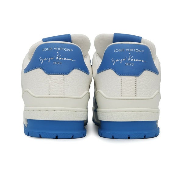 ルイヴィトン スニーカー モノグラム LV×YK トレイナーライン メンズサイズ6 1/2 1ABD1G 靴 白 ホワイト 草間彌生