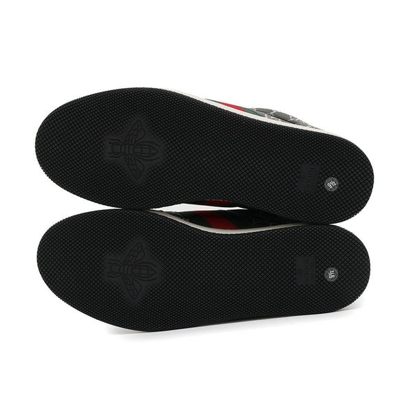 グッチ スニーカー スクリーナー GGスプリーム メンズサイズ9 1/2 763525 GUCCI 靴 黒