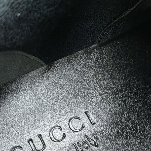 グッチ スニーカー スクリーナー GGスプリーム メンズサイズ9 1/2 763525 GUCCI 靴 黒