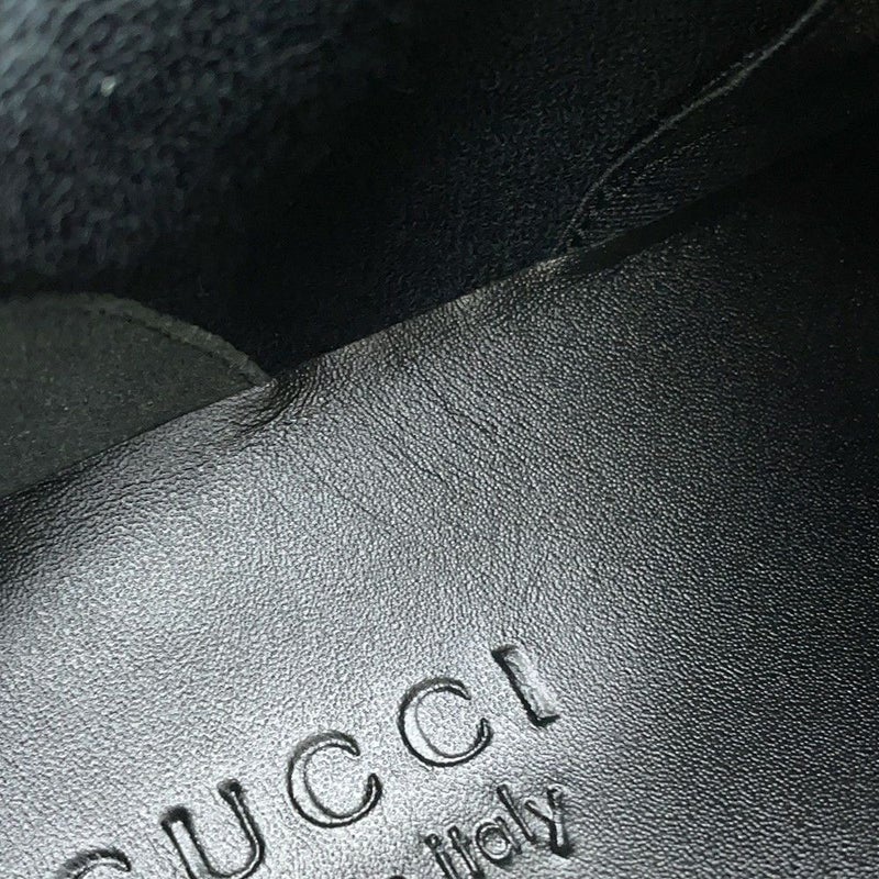 グッチ スニーカー スクリーナー GGスプリーム メンズサイズ9 1/2 763525 GUCCI 靴 黒