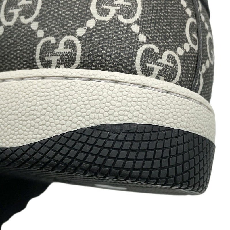 グッチ スニーカー スクリーナー GGスプリーム メンズサイズ9 1/2 763525 GUCCI 靴 黒
