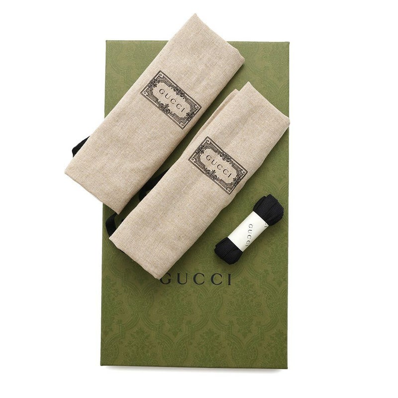 グッチ スニーカー スクリーナー GGスプリーム メンズサイズ9 1/2 763525 GUCCI 靴 黒