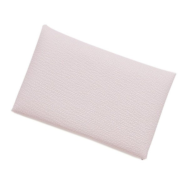 エルメス カードケース カルヴィ モーヴペール/シルバー金具 シェブルミゾル W刻印 HERMES 名刺入れ シェーブル