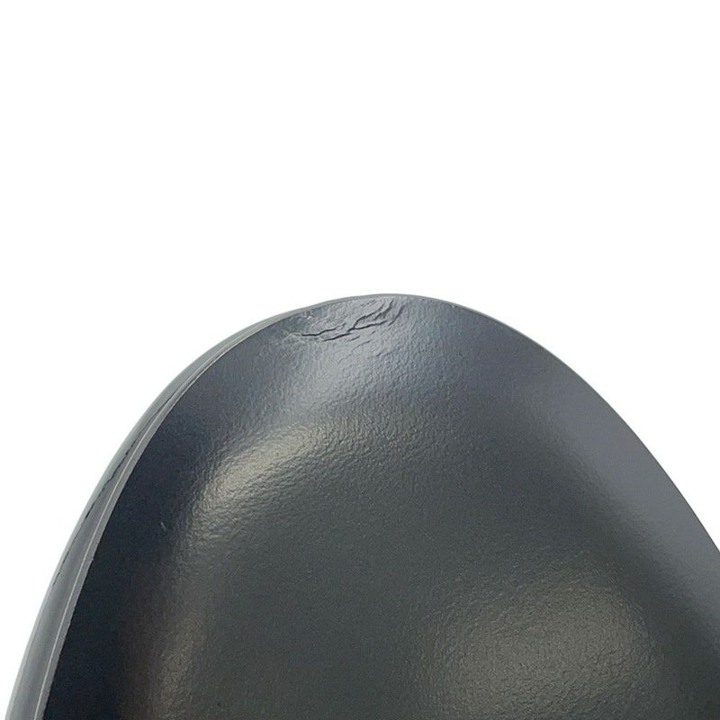 シャネル フラットシューズ バレリーナシューズ リボン ココマーク ラムスキン パテント G02819 レディースサイズ37C CHANEL 黒