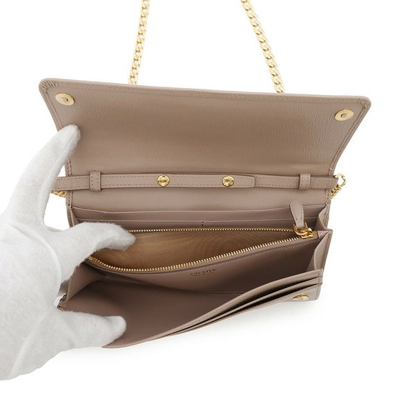 プラダ チェーンウォレット レザー 1MT290 PRADA 財布