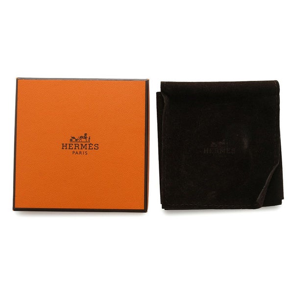 エルメス ブレスレット リヴァル ドゥブルトゥール ブラック/シルバー金具 レザー サイズS A刻印 黒