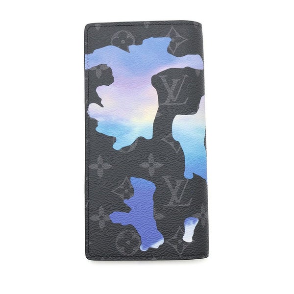 ルイヴィトン 長財布 モノグラム・エクリプス ポルトフォイユ・ブラザ NM M81752 ルーム・ウィズ・ア・ビュー ブラック 黒