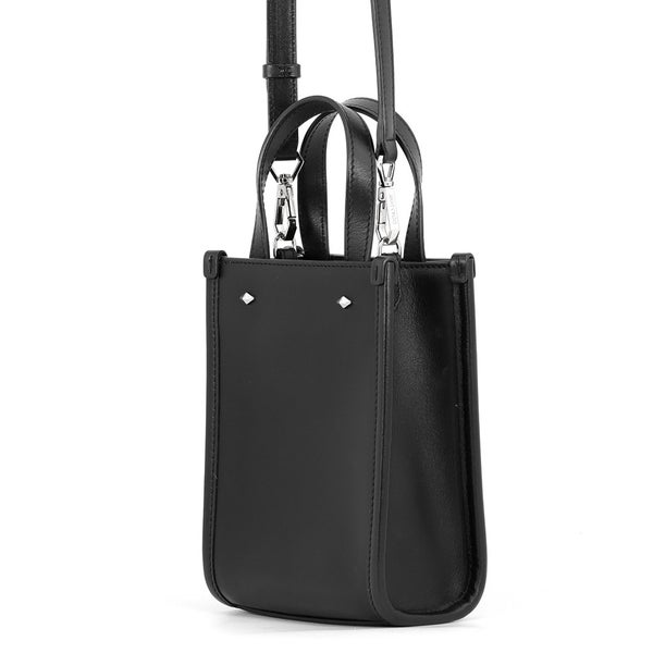 ジミーチュウ ハンドバッグ ミニ ノースサウス トート スムースカーフレザー MININSTOTEANR JIMMY CHOO 2way 黒