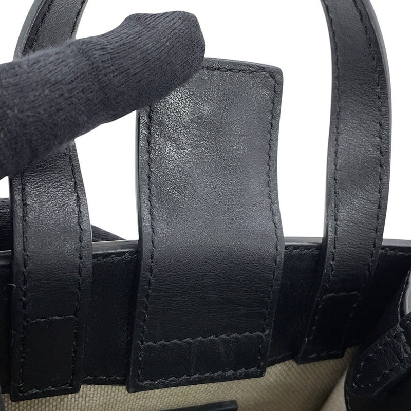 ジミーチュウ ハンドバッグ ミニ ノースサウス トート スムースカーフレザー MININSTOTEANR JIMMY CHOO 2way 黒