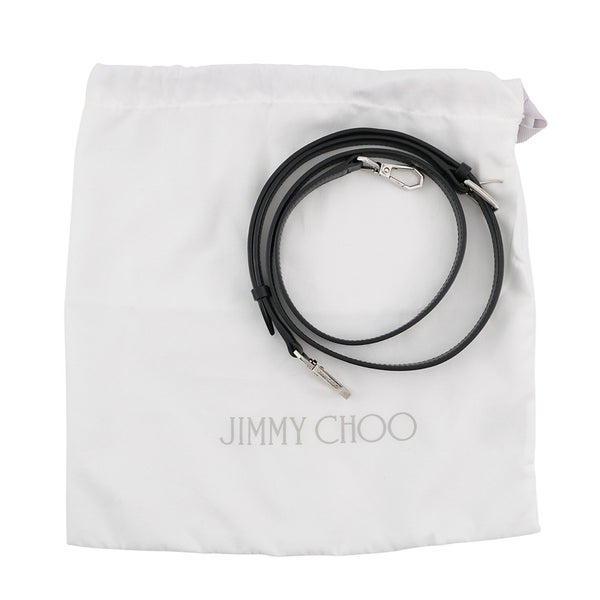 ジミーチュウ ハンドバッグ ミニ ノースサウス トート スムースカーフレザー MININSTOTEANR JIMMY CHOO 2way 黒
