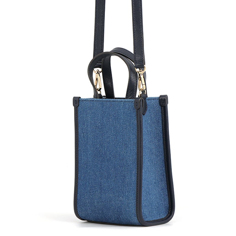 ジミーチュウ ハンドバッグ ミニ トート キャンバス レザー JIMMY CHOO 2way