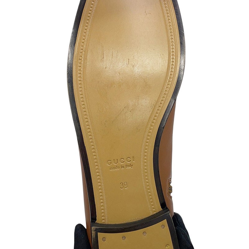 グッチ ブーツ ヨルダーン ナッパレザー レディースサイズ39 827860 GUCCI 靴
