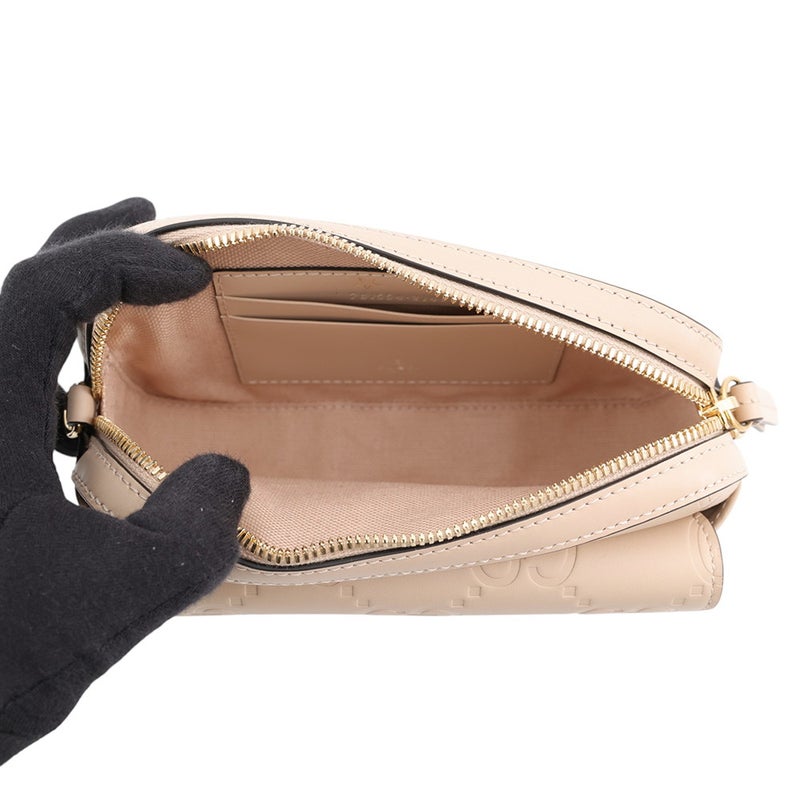 グッチ チェーンショルダーバッグ GG スーパーミニ レザー 781554 GUCCI アウトレット品