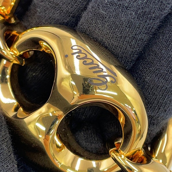 グッチ ブレスレット ロゴ マリーン ブレス メタル サイズL GUCCI アクセサリー