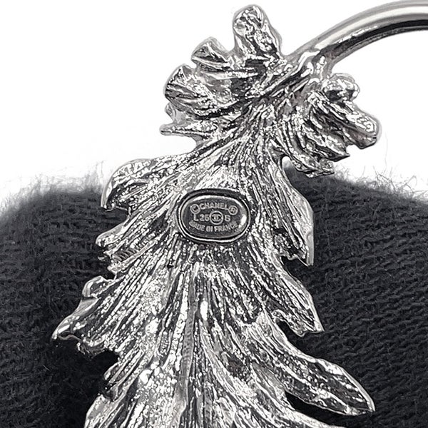 シャネル イヤーカフ ココマーク フェザーモチーフ 右耳用 メタル ラインストーン L25S ABF695 CHANEL アクセサリー