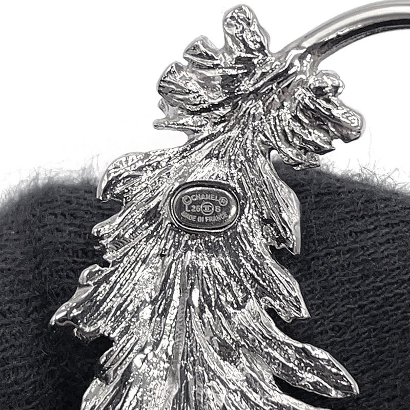 シャネル イヤーカフ ココマーク フェザーモチーフ 右耳用 メタル ラインストーン L25S ABF695 CHANEL アクセサリー