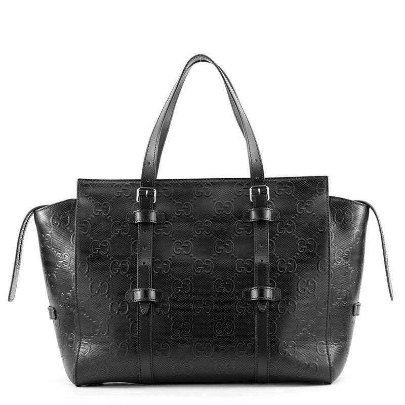 グッチ トートバッグ GGエンボス レザー 625774 GUCCI バッグ 黒