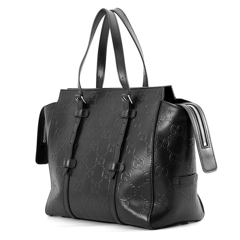 グッチ トートバッグ GGエンボス レザー 625774 GUCCI バッグ 黒