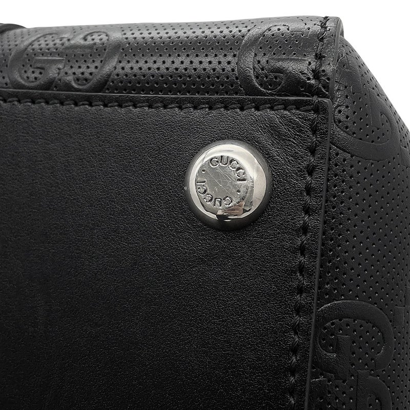 グッチ トートバッグ GGエンボス レザー 625774 GUCCI バッグ 黒