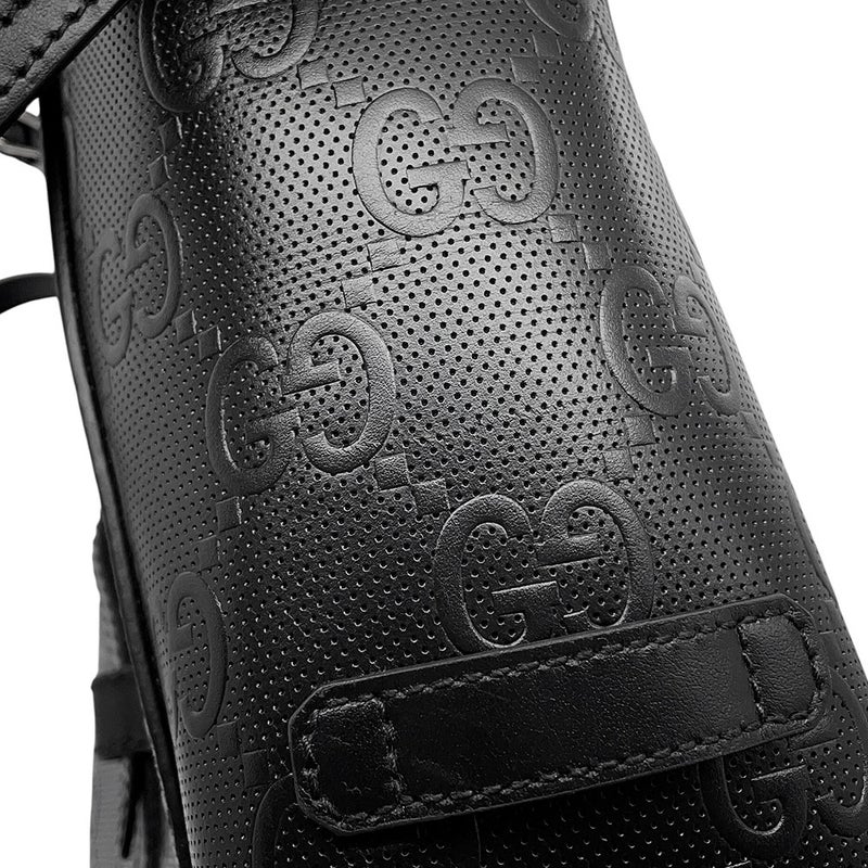 グッチ トートバッグ GGエンボス レザー 625774 GUCCI バッグ 黒