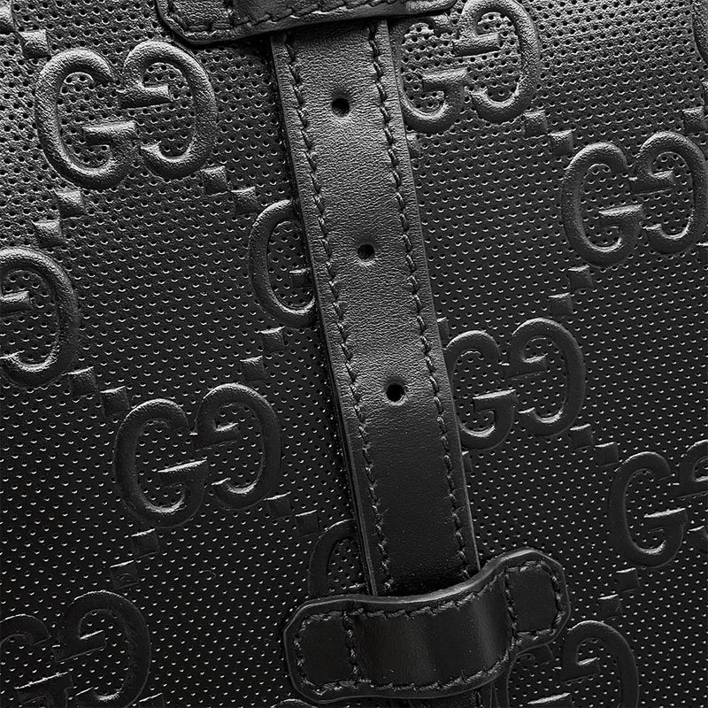 グッチ トートバッグ GGエンボス レザー 625774 GUCCI バッグ 黒