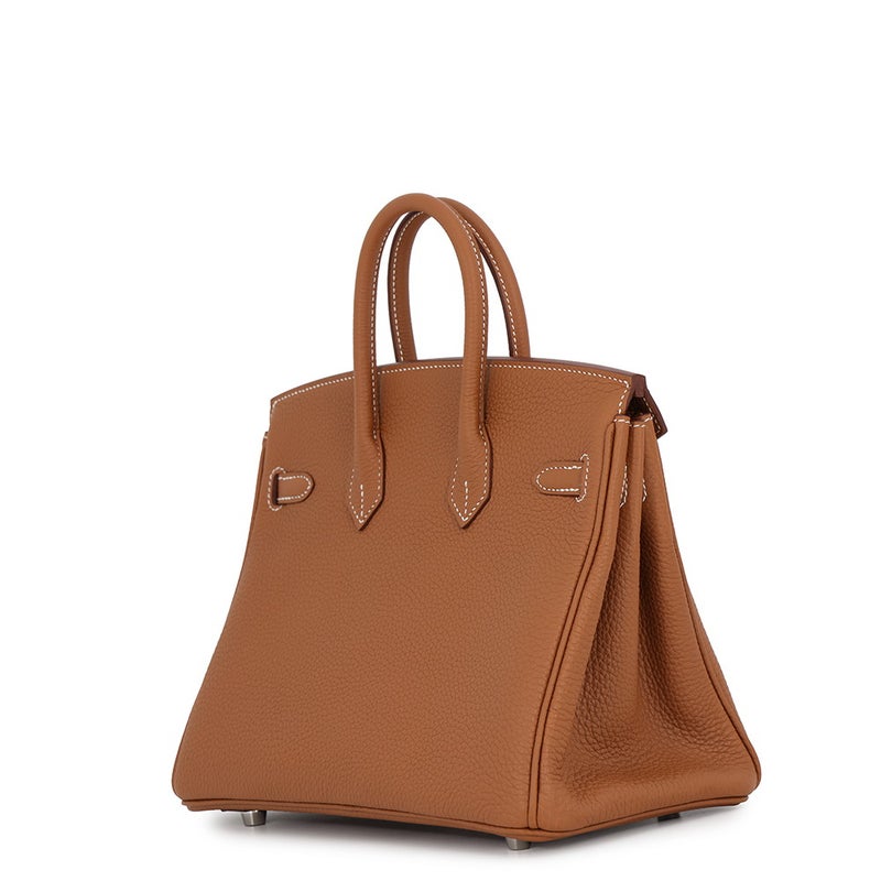 エルメス バーキン25 ゴールド/シルバー金具 トゴ G刻印 HERMES Birkin ハンドバッグ