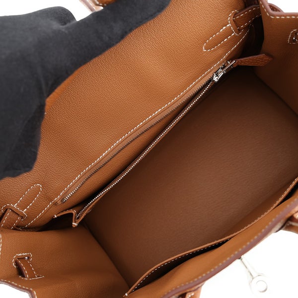 エルメス バーキン25 ゴールド/シルバー金具 トゴ G刻印 HERMES Birkin ハンドバッグ