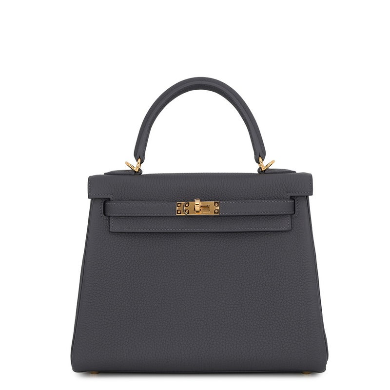 エルメス ハンドバッグ ケリー25 内縫い アルドワーズ/ゴールド金具 トゴ G刻印 HERMES Kelly 2wayバッグ