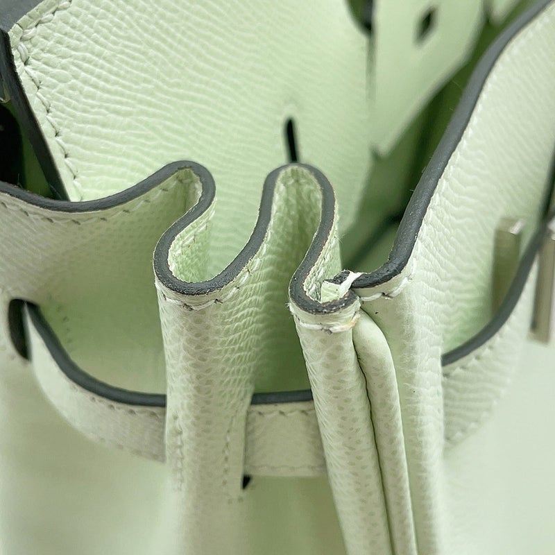 エルメス バーキン30 ヴェールフィズ/シルバー金具 エプソン B刻印 HERMES Birkin ハンドバッグ
