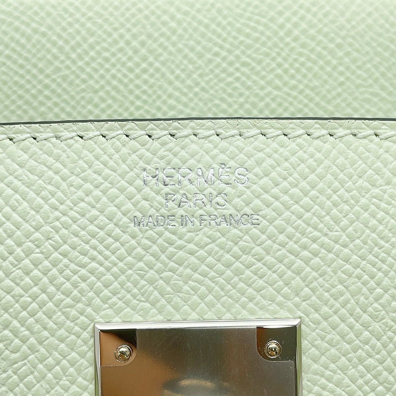 エルメス バーキン30 ヴェールフィズ/シルバー金具 エプソン B刻印 HERMES Birkin ハンドバッグ