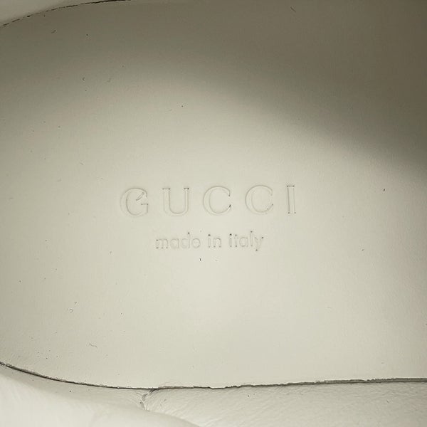 グッチ スニーカー エース ウェブ ストライプ レディースサイズ8 791399 GUCCI 靴 白