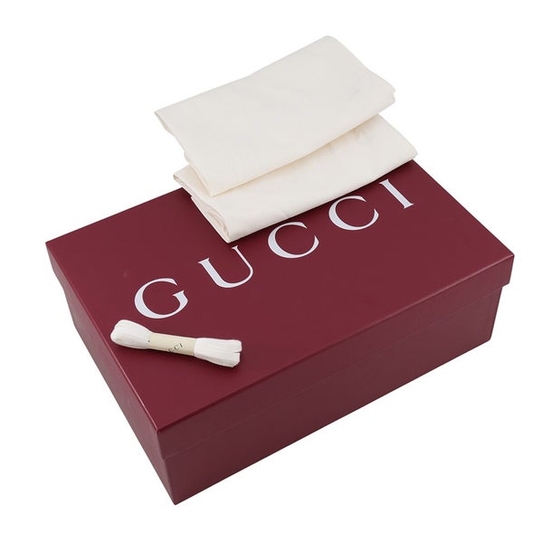 グッチ スニーカー エース ウェブ ストライプ レディースサイズ8 791399 GUCCI 靴 白